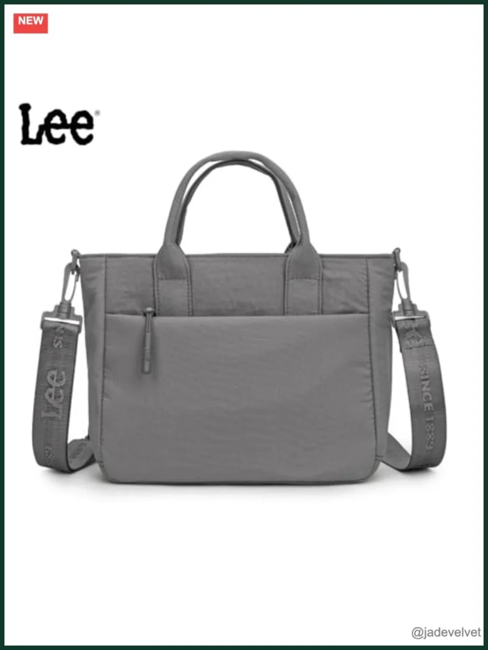 Waterproof Nylon Tote Bag with Multiple Pockets Crossbody